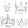 4Pcs 4 Styles Crown Zinc Alloy Cake Decoration AJEW-CP0008-84S-6