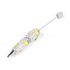 Resin & Polymer Clay Pave Rhinestone Ball-Point Pen AJEW-T013-04K-1