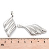 Non-Tarnish 304 Stainless Steel Pendants STAS-P343-01P-3