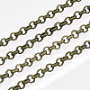 Soldered Brass Coated Iron Rolo Chains CH-S125-08A-AB-2