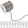 DIY Oxidation Aluminum Cable Chains Necklaces/Bracelets Making Kits DIY-SP0001-87A-S-1