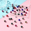 50Pcs 10 Colors Pave Disco Ball Beads FIND-YW0005-51-4