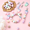 DIY Bubble Tea & Round Silicone Keychain Making Kits DIY-YW0011-19-4