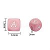 26Pcs 26 Style Silicone Alphabet Beads for Bracelet or Necklace Making SIL-SZ0001-01B-2