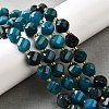 Natural Quartz Dyed Beads Strands G-U023-A02-12-1