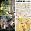 Animal Theme Unfinished Blank Wooden Pendants Set for Painting Arts WOOD-WH0124-26C-5