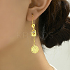 Fashionable Classic Tassel Brass Earrings with High-end Feel WK4079-1