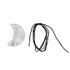 Moon Glass Suncatchers HJEW-Z009-01B-01-1