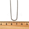 Brass Wheat Chains Necklaces for Women NJEW-D302-24P-5