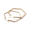 201 Stainless Steel Angular Hoop Earrings LS-EJEW-F205-13G-A-2