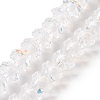 Transparent Glass Beads Strands LAMP-H061-01D-2