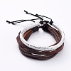 PU Leather Cords Bracelets BJEW-JB04924-1