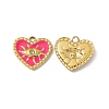 PVD Vacuum Plating 201 Stainless Steel Rhinestone Pendants STAS-J401-VC563-1