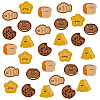 30Pcs 6 Styles Embroidered Cloth Patch PATC-FG0003-44-1