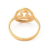 Ion Plating(IP) 201 Stainless Steel Constellations Libra Finger Ring for Women RJEW-G266-19G-2