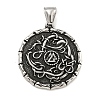 316 Surgical Stainless Steel Pendants STAS-E212-80AS-1