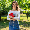 Elastic Cloth Book Cover AJEW-WH0696-009C-7