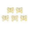 Transparent Spray Painted Glass Beads LS-GLAA-N035-025-C07-1