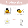 Handmade Lampwork Beads LAMP-HS0001-16-2