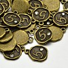 Antique Bronze Plated Alloy Rhinestone Charms LS-ALRI-J153-05-NF-2