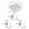 30Pcs 3 Styles Alloy Crystal Rhinestone and ABS Imitation Pearl Connector Charms ENAM-FS0003-71P-4