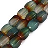 Natural Peacock Agate Beads Strands G-N362-19A-01-2