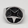 Tarnish Resistant Unique Men's Wide 304 Stainless Steel Rings RJEW-F006-032-21mm-1
