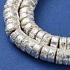Electroplated Natural Lava Rock Beads Strands G-I360-A01-04-3
