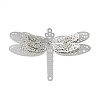 304 Stainless Steel Crystal Rhinestone 3D Insect Connector Charms STAS-H236-11B-P-1