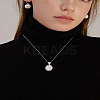 2Pcs 2 Colors 304 Stainless Steel Pendants STAS-LP0004-32-3