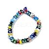 Handmade Evil Eye Lampwork Beads Strands LAMP-A007-02B-06-2