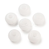 Natural White Jade European Beads G-C134-04C-1