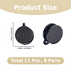 12Pcs 304 Stainless Steel Cuff Earrings EJEW-HS0001-28B-2