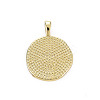 Brass Enamel Pendants KK-Q283-057D-NR-2