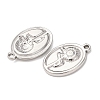 304 Stainless Steel Pendants STAS-I358-12P-05-2