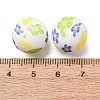 Food Grade Eco-Friendly Printed Silicone Beads SIL-A013-01A-25-3