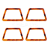 4Pcs 2 Colors Plastic Bag Handle KY-PH0001-13-1