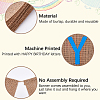 1 Set Word Happy Birthday Linen Hanging Banners Flags AJEW-SP0001-51A-4