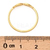 Hollow Out Kissing Fish 304 Stainless Steel Finger Rings for Women RJEW-G353-03G-3