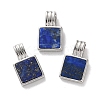 Natural Lapis Lazuli Pendants G-B123-03P-03-1