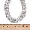 201 Stainless Steel Mesh Chain Necklaces LS-NJEW-H085-01P-3