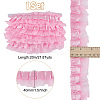 20M Double Satin Lace Edge Trim Organza Lace Ribbon OCOR-UN0001-02C-4