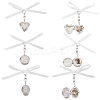 316 Stainless Steel Photo Frame Locket Pendants PALLOY-WR00001-1