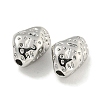 Textured Brass Beads KK-Q820-29P-2