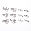 Tibetan Style Alloy Toggle Clasps TIBE-L005-012AS-3