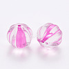 Transparent Acrylic Beads TACR-S154-19A-82-2