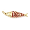 Brass with Cubic Zirconia Pendants KK-G522-43G-03-1