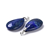 Natural Lapis Lazuli Pendants X-G-D084-01P-B01-3