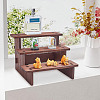 3-Tier Wooden Jewelry Organizer Display Risers ODIS-WH0058-19C-6