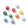 10Pcs Spray Painted Alloy Beads FIND-CJ0001-33-1